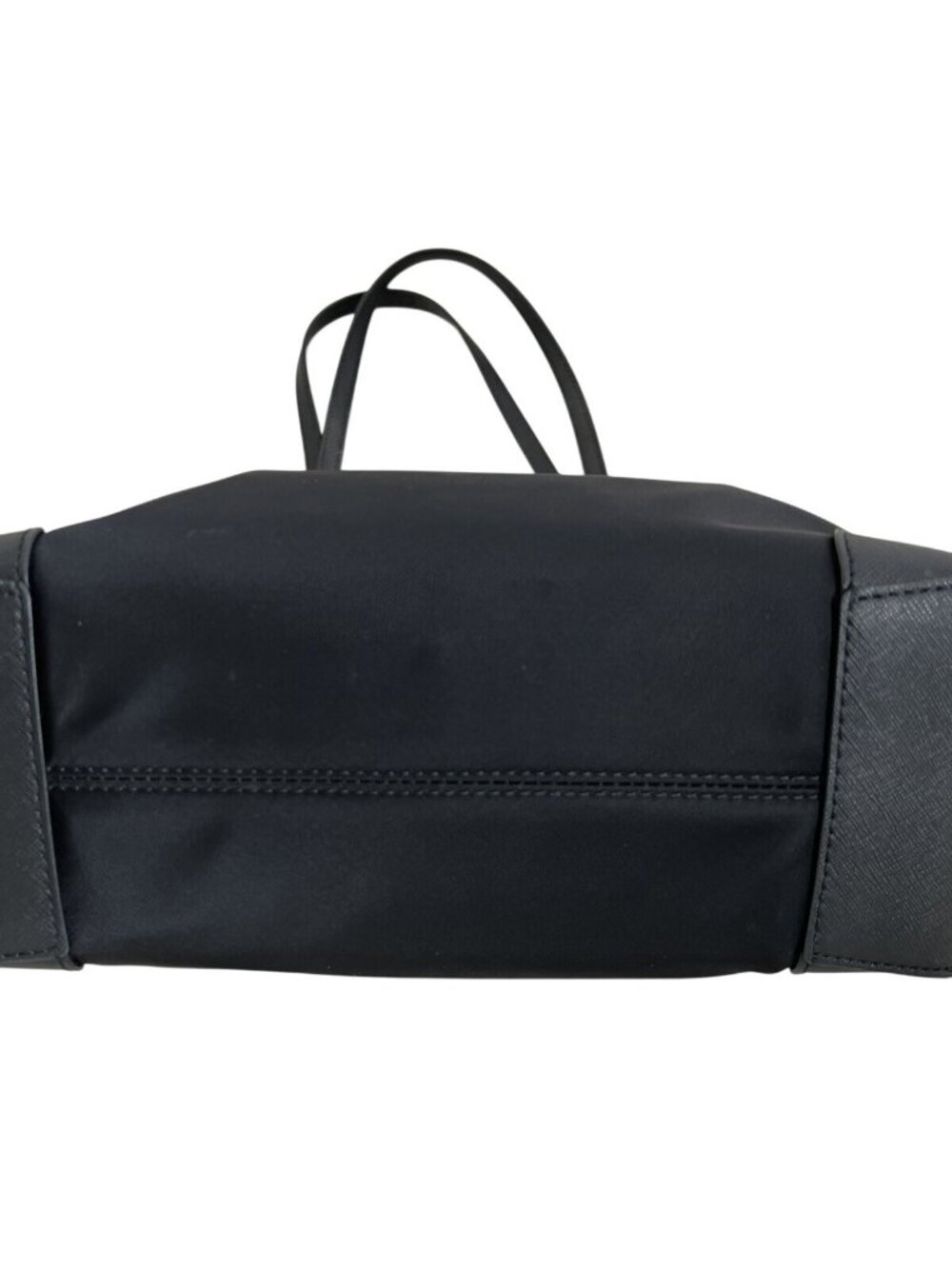 Michael Kors Black Nylon & Leather Large Tote Shoulder Bag - Picture 5 of 11